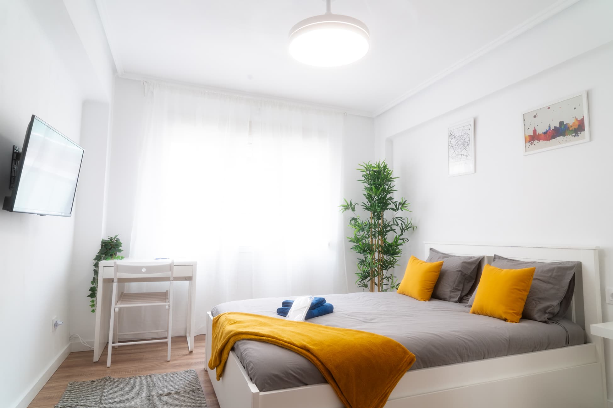 C.Valencia bedroom - Coliving Valencia by Globexs (building Poeta)