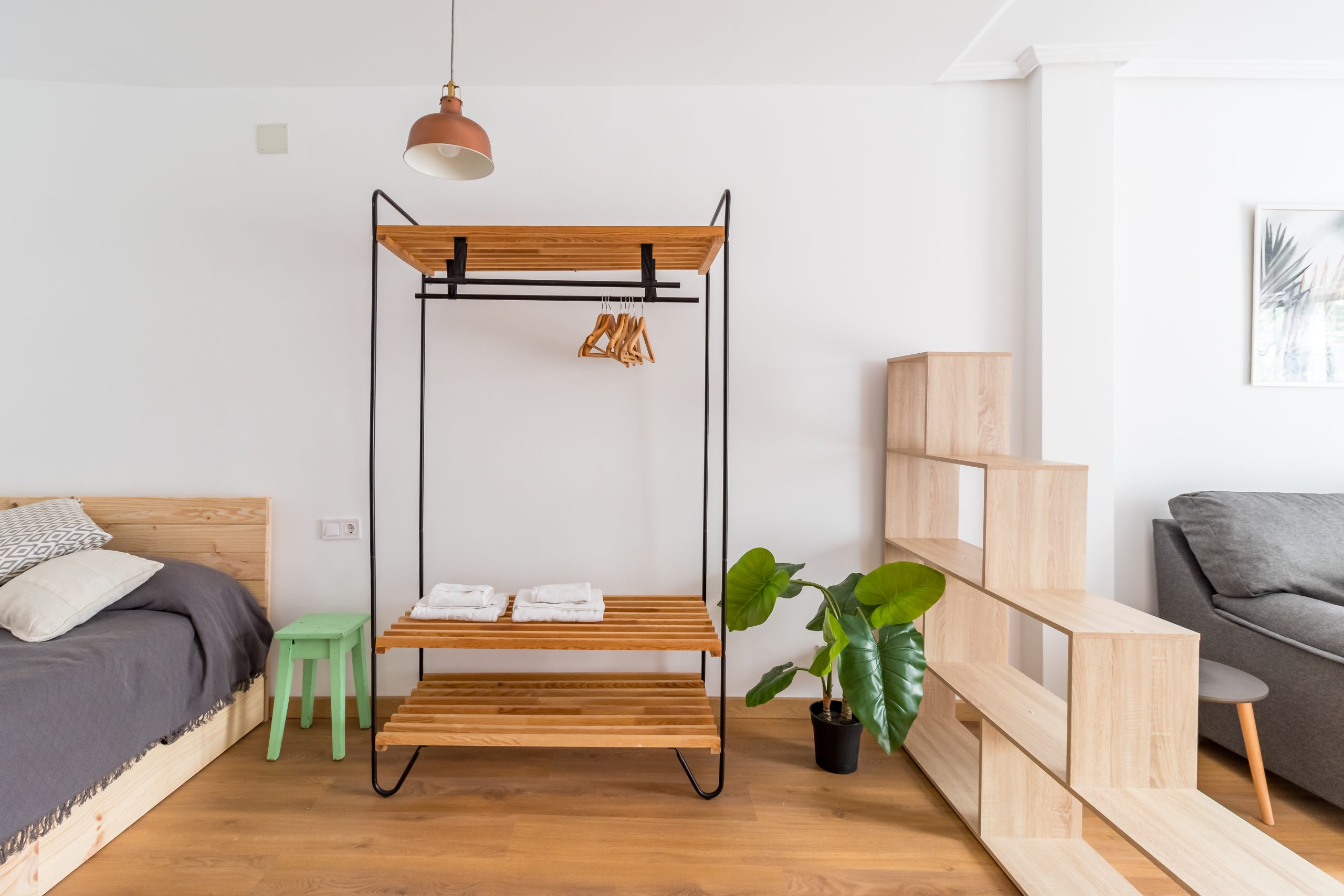 studio for rent in Santander -bedroom